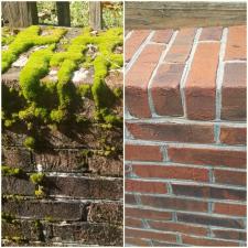 Brick Retaining Wall and Patio Pressure Washing in Jefferson City, TN 2